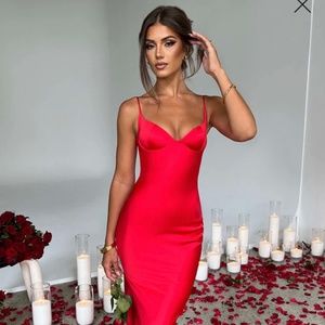 Athena Maxi Dress- Red